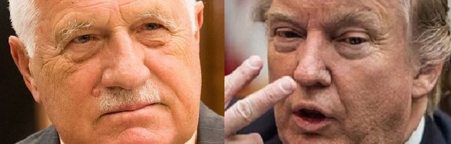 Zachrání Václav Klaus a Donald Trump svět před zločinci ekoterorismu?