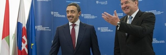 Lajčák pri stretnutí so šejkom zo Spojených arabských emirátov: Podporujeme každé úsilie na zastavenie financovania teroristických aktivít