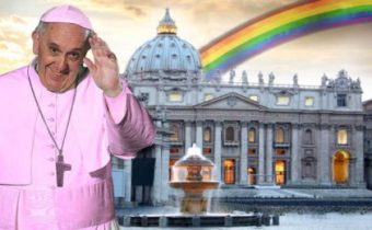Krok za krokem: Likvidace morálky zevnitř Církve. Existují homo-světci? Novodobí jezuité průkopníky zkázy. Budou ve Vatikánu transsexuální toalety? Dva plus dva je dnes pět. Nenechte se napálit evangeliem!