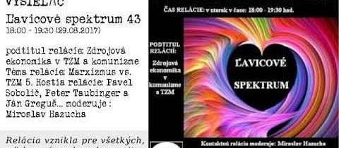 Ľavicové spektrum 43 – Marxizmus vs. TZM 5.
