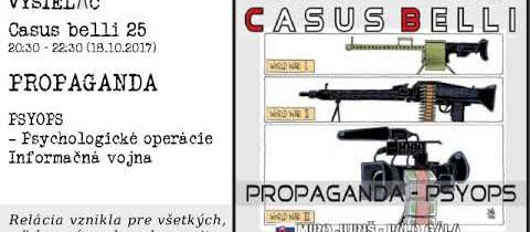 Casus belli 25 – Propaganda