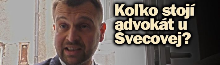 Bžaniáda Najvyššieho súdu? Koľko stojí advokát u Švecovej? Zúčtuje to ľud! (upútavka)