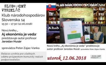 Klub národohospodárov Slovenska 14 – Aj ekonómia je veda