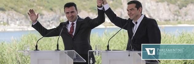 Spor Macedónska s Gréckom trvá 27 rokov, má šancu sa skončiť