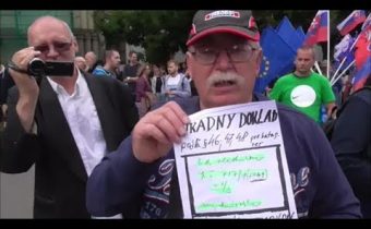 Protest za slušné Slovensko 22.Júna 2018 v Bratislave 1.diel