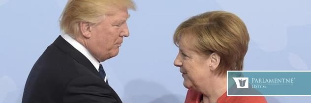 Merkelová prednášala Trumpovi o slobode