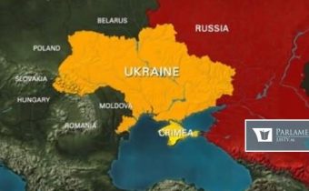 Európska únia vyzýva Rusko a Ukrajinu k zdržanlivosti a deeskalácii napätia, Porošenko hovorí o stannom práve