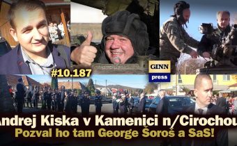 Andrej Kiska navštívil Kamenicu n/Cir. Pozval ho tam George Šoroš a SaS! #10.187