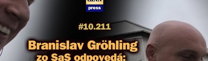 Branislav Gröhling zo SaS odpovedá: Martin Daňo prezident? NIE! #10.211