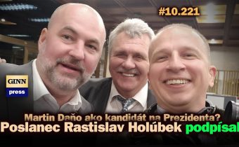 Aj poslanec Rastislav Holúbek podpísal kandidatúru pre Martina Daňa! #10.221