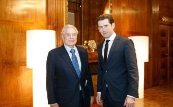 Rakúsky kancelár Kurz sa stretol so Sorosom