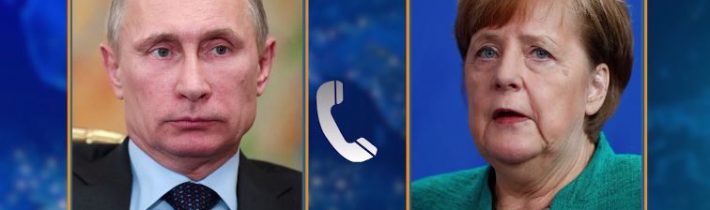 Putin vyjadril vážne znepokojenie nad vyhlásením vojnového stavu na Ukrajine, Merkelovú požiadal aby Kyjevu dohovorila