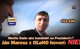 Ján Marosz z OĽaNO hovorí NIE pre Martina Daňa. Lajčák špičkový diplomat?! #10.234