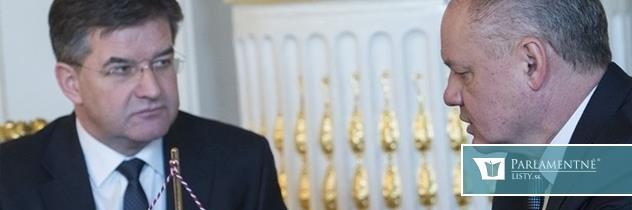 FOTO: Prezident rokoval s Lajčákom o jeho demisii