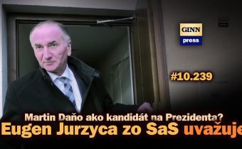 Eugen Jurzyca zo SaS odpovedá: Martin Daňo prezident? Uvažujem! #10.239