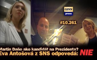 Eva Antošová z SNS hovorí na kandidatúru Martina Daňa NIE.  #10.261
