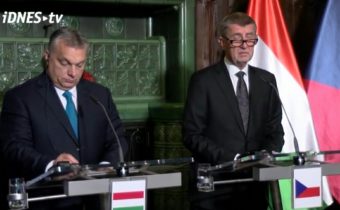 Babiš přijal Orbána. Pašeráci nebudou určovat, kdo bude v Evropě žít, řekl