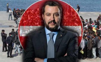 VIDEO: Salvini zatvoril prístavy pre 300 migrantov, loď mimovládky Proactive Open Arm si to namierila do Španielska