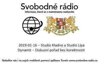 2019-01-16 – Studio Kladno a Studio Lipa – Dynamit Diskuzní pořad bez korektnosti