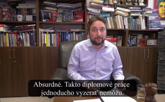VIDEO: Blaha o diplomovkách Matoviča, Sulíka, Kisku a liberálnych novinárov
