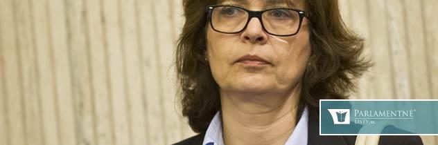 Exministerka Žitňanská kritizuje vládu: Je to hrubý prejav neúcty