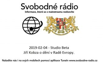 2019-02-04 – Studio Beta –  Jiří Kobza o dění v Radě Evropy.