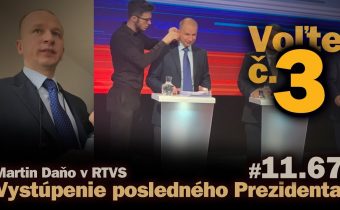 Martin Daňo v RTVS Vystúpenie posledného Prezidenta #11.67