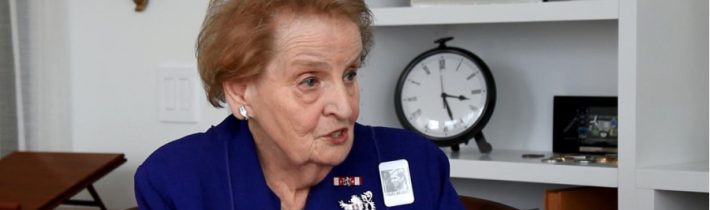 Madeleine Albrightová: Lidé si neváží toho, co Havel pro Česko dělal