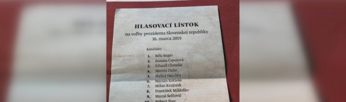 Denník SME sa pokúsil zmanipulovať prezidentské voľby, zverejnil falošný hlasovací lístok