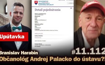 Sudca Branislav Harabin: Občanológ Andrej Palacko do ústavu?! (upútavka) #11.112