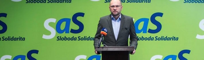 Sulík: SaS považuje výzvy Kisku a Progresívneho Slovenska na spájanie síl za kontraproduktívne