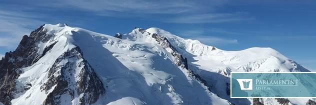 Na Mont Blancu zahynul 25-ročný Slovák. Spadol z výšky 250 metrov