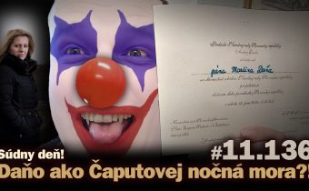 Live: Martin Daňo ako Čaputovej nočná mora?! Súdny deň sa blíži #11.136