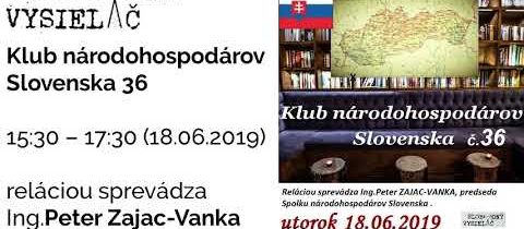Klub národohospodárov Slovenska 36