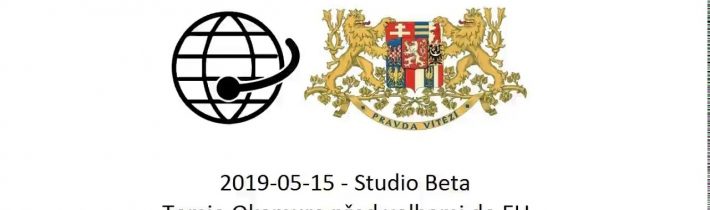 2019-05-15 – Studio Beta – Tomio Okamura před volbami do EU.