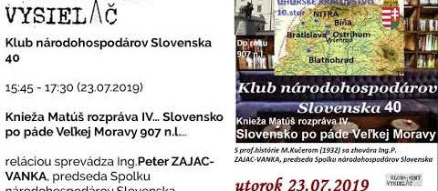 Klub národohospodárov Slovenska 40