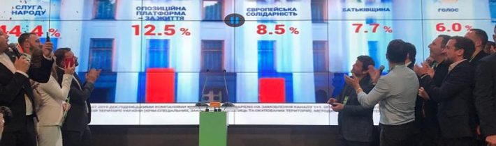 Strana ukrajinského prezidenta zrejme získa v parlamente väčšinu kresiel