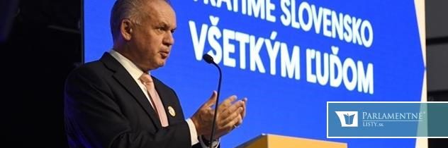 Predsedom strany Za ľudí sa stal Kiska. Vo voľbách získame dvojciferný výsledok a vymeníme Smer, odkazuje