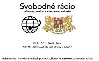 2019-10-02 – Studio Beta –  Ivan Kratochvíl. Zakáže stát vojáky v záloze?
