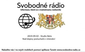 2019-09-02 – Studio Beta –  Nad dopisy posluchačů s interakcí
