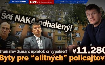Live: Byty pre "elitných" policajtov?! Dostal Branislav Zurian úplatok či vypaľoval? #11.280