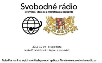 2019-10-09 – Studio Beta –  Lenka Procházková o Krymu a nenávisti.