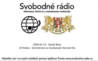 2020-01-13 – Studio Beta –  Jiří Kobza – Domobrana se nezakazuje! Aeronet lže.