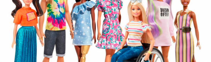 Rozmanitá od Mattela? Barbie na vozíčku, bez vlasů i s kožní chorobou. Co tak anorexie, Downův syndrom nebo maniodeprese?