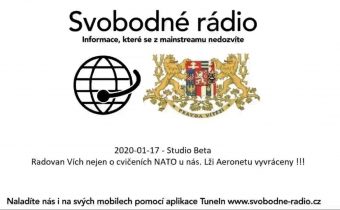 2020-01-17 – Studio Beta –  Radovan Vích nejen o cvičeních NATO u nás. Lži Aeronetu vyvráceny !!!