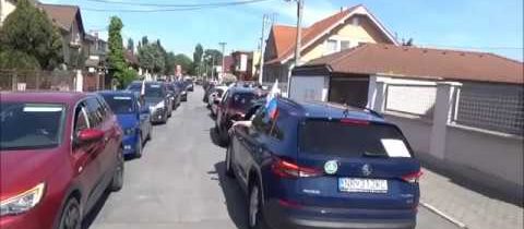 8. 5. 2020: Druhý automobilový protest proti vláde Igora Matoviča