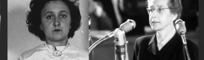 Mccarthismus v USA, u nás stalinismus: v USA pověšená Ethel Rosenbergová – u nás Milada Horáková