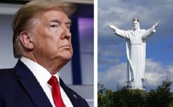 Prezident Trump slíbil, že ochrání sochy Ježíše Krista před radikálními levičáky