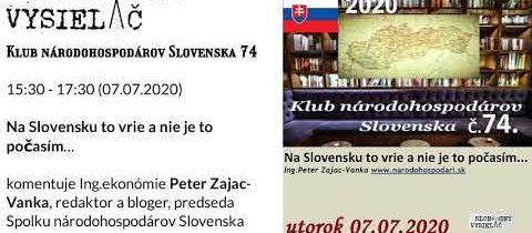 Klub národohospodárov Slovenska 74
