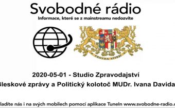 2020 05 01   Studio Zpravodajství   Bleskové zprávy a Politický kolotoč MUDr  Ivana Davida